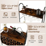 Spacesaver Industrial Style Wine Rack