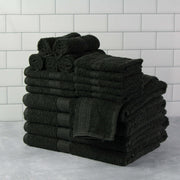 Solid 18-Piece Bath Towel Set Collection