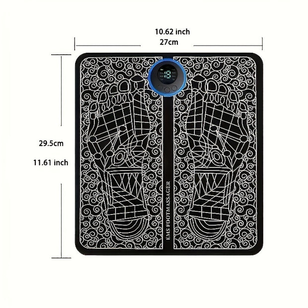 Electric Foot Massage Mat with USB Charging Cable