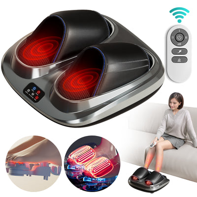 Shiatsu Foot Massager with Heat and Deep Kneading Therapy