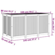 Solid Wood Acacia Patio Storage Box