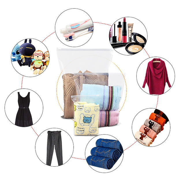 9Pc Water-Resistant Clothes Storage Bags with Packing Cubes