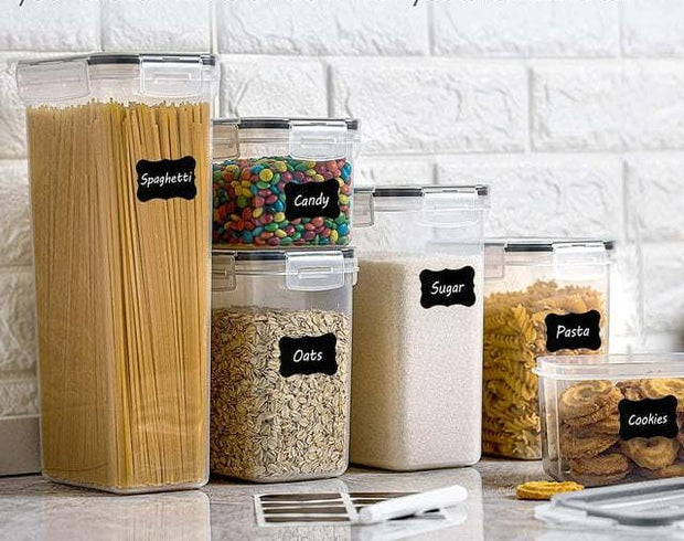 Food Storage Containers with Easy Lock Lids, 8 Pieces