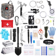 125Pc Survival and Tactical First Aid Kit for Outdoor Adventures