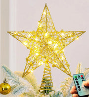 Iron Glitter Powder Christmas Tree Star