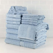 Solid 18-Piece Bath Towel Set Collection