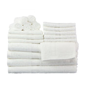 Solid 18-Piece Bath Towel Set Collection