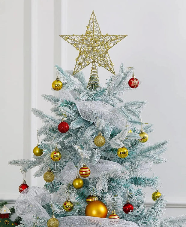 Iron Glitter Powder Christmas Tree Star