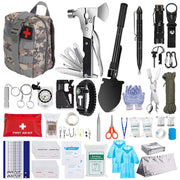 125Pc Survival and Tactical First Aid Kit for Outdoor Adventures