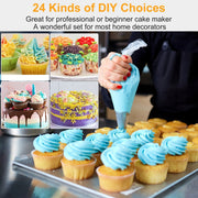 24Pc Cake Decorating Icing Tips