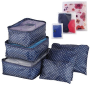 9Pc Water-Resistant Clothes Storage Bags with Packing Cubes