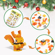 Animal Building Blocks Advent Calendar 2024 for Kids Age 6-9 Years Old