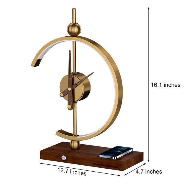 Sophisticated Clock Lamp from E.P Light