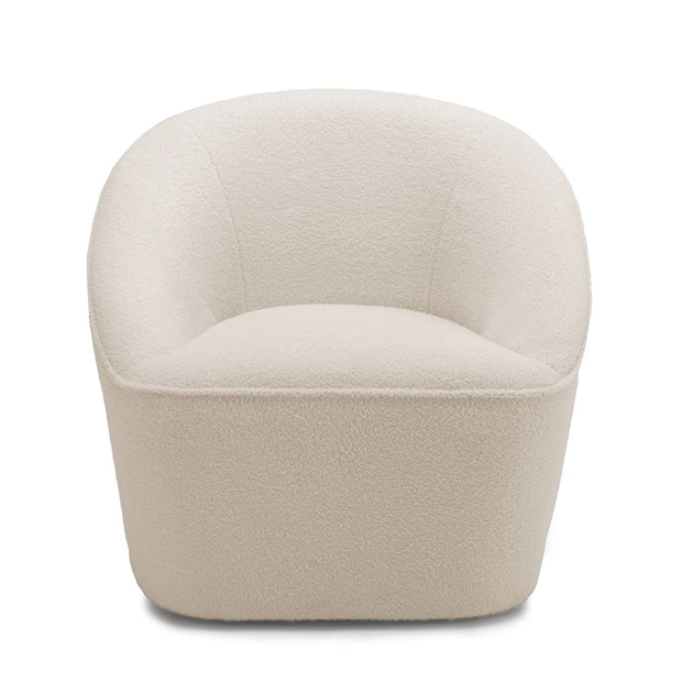 Anson Boucle Swivel Chair