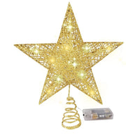 Iron Glitter Powder Christmas Tree Star