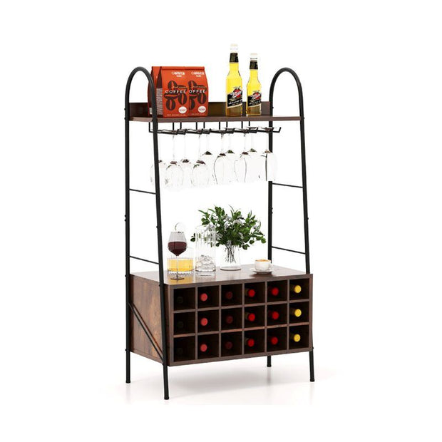 Spacesaver Industrial Style Wine Rack