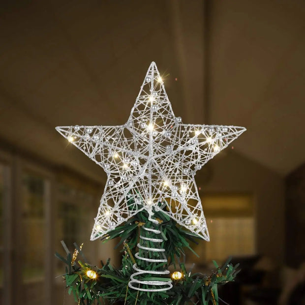 Iron Glitter Powder Christmas Tree Star