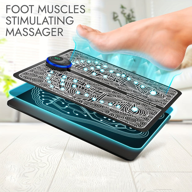 Electric Foot Massage Mat with USB Charging Cable