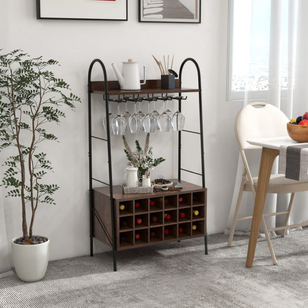 Spacesaver Industrial Style Wine Rack