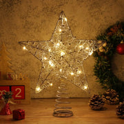 Iron Glitter Powder Christmas Tree Star