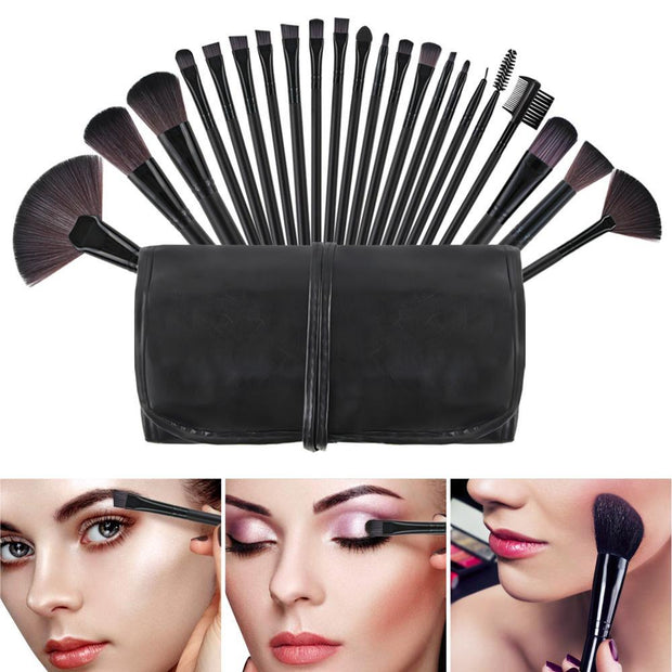 22 Piece Makeup Brush Set with Storage Bag