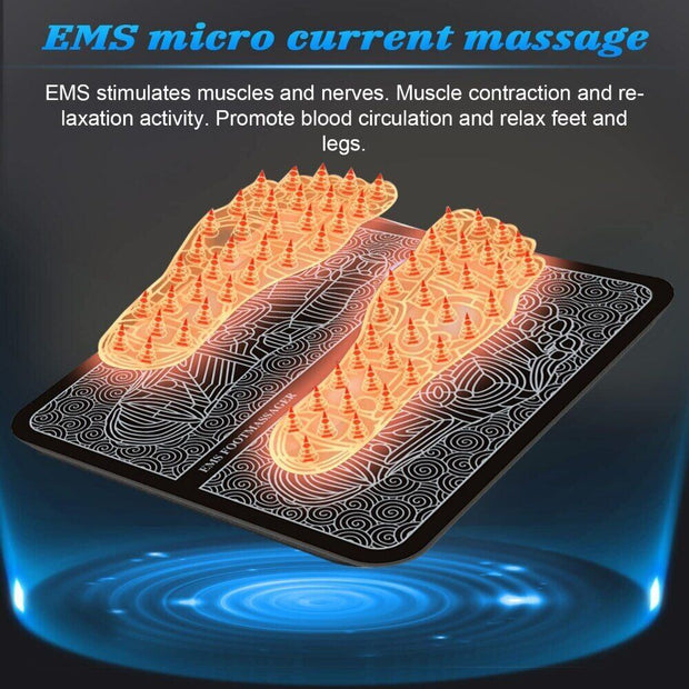 Electric Foot Massage Mat with USB Charging Cable