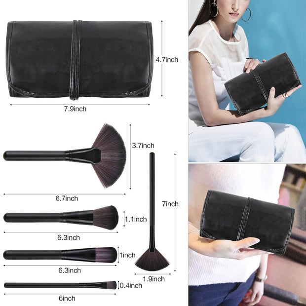 22 Piece Makeup Brush Set with Storage Bag