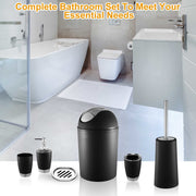 6 Pc Bathroom Accessories Set