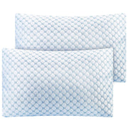 Cooling Memory Foam Pillows Set of 2 Queen Size or King Size